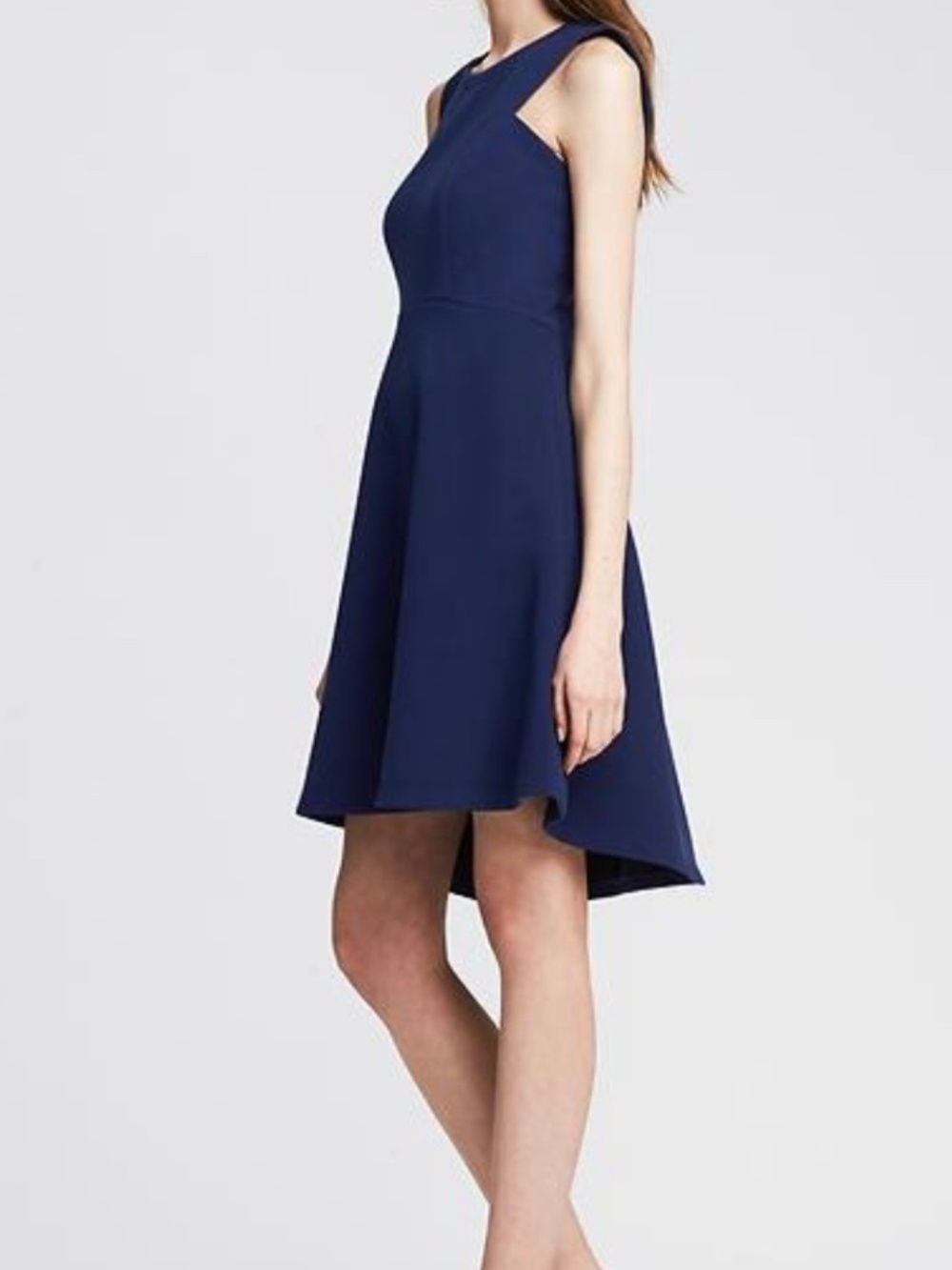 Banana Republic Blue fit and flare dress